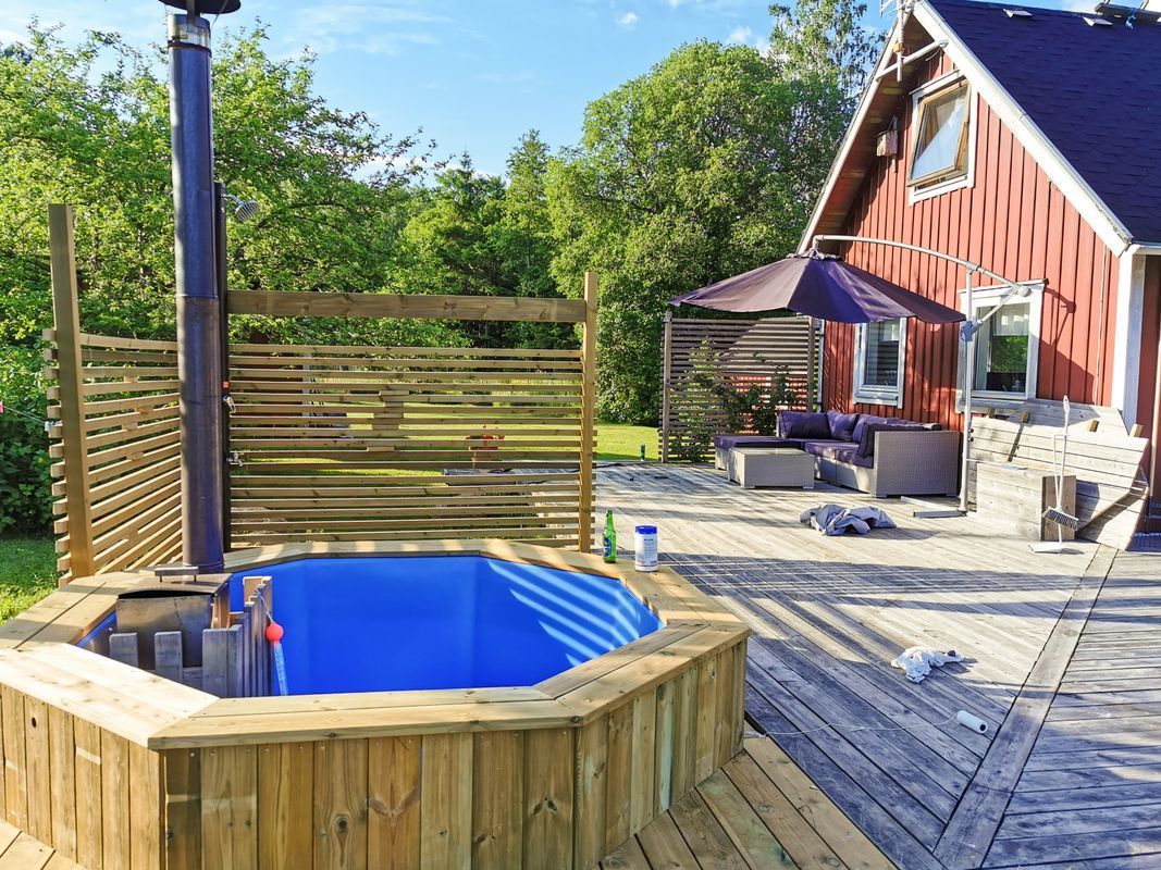 Stuga med 4-8 sängplatser i  Varberg, Halland