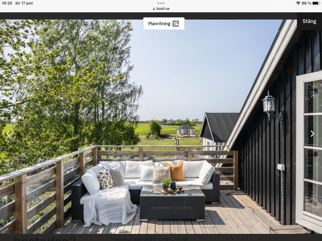 Stuga med 2-4 sängplatser i  Skivarp, Skåne