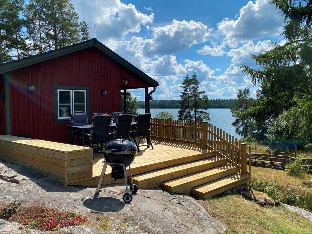Stuga med 4-6 sängplatser i  Västervik, Kalmar