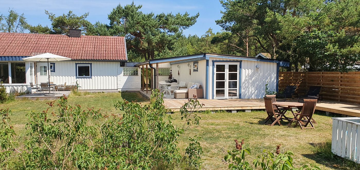 Stuga med 5-7 sängplatser i  Nyehusen, Skåne