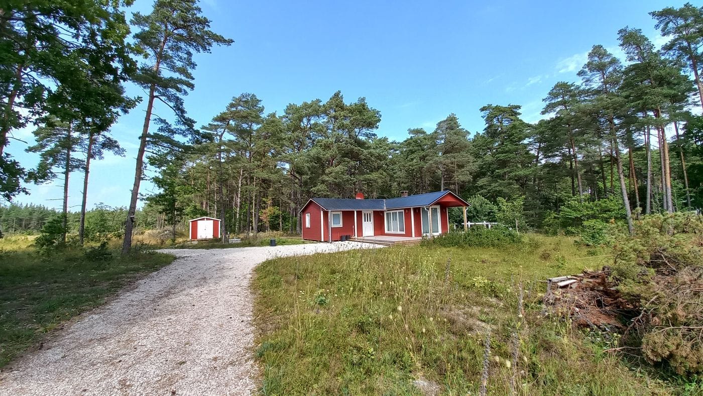 Stuga med 2-3 sängplatser i  Gotland