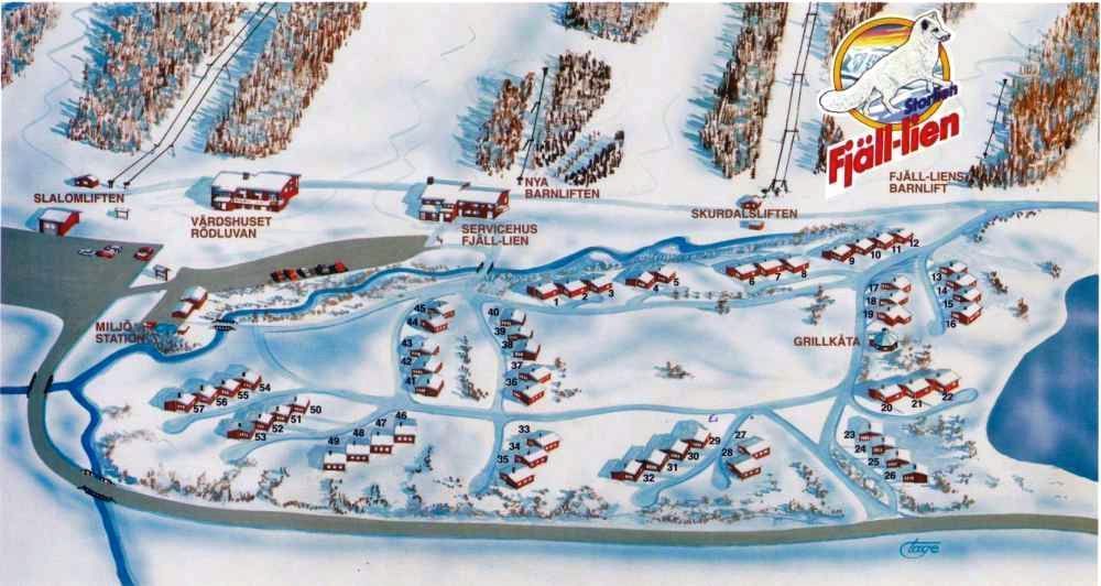 Stuga med 7-8 sängplatser i  Jämtland