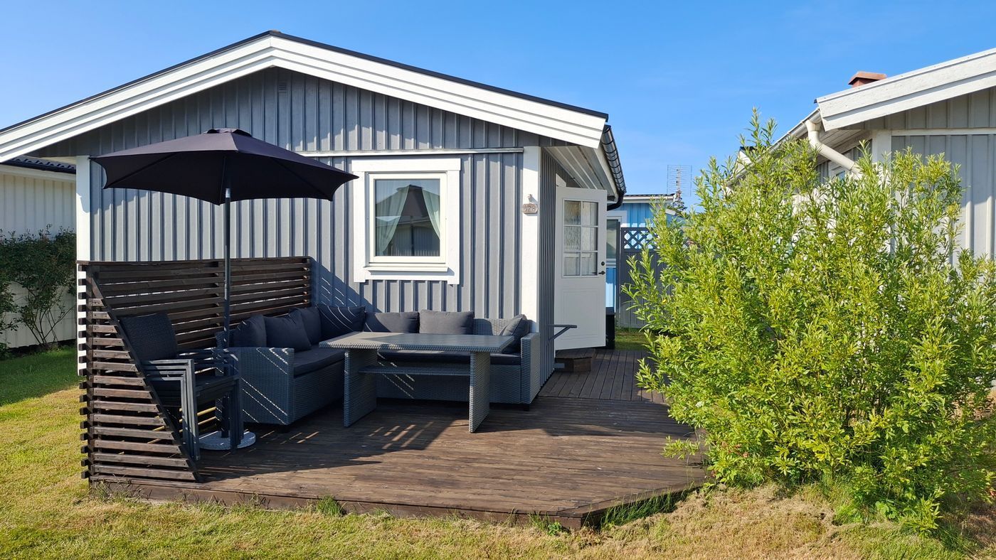 Stuga med 4 sängplatser i  Olofsbo, Halland