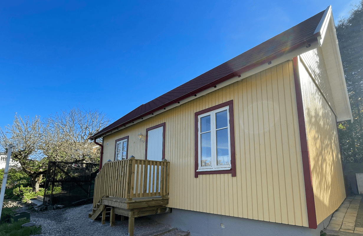 Stuga med 4 sängplatser i  Arild, Skåne