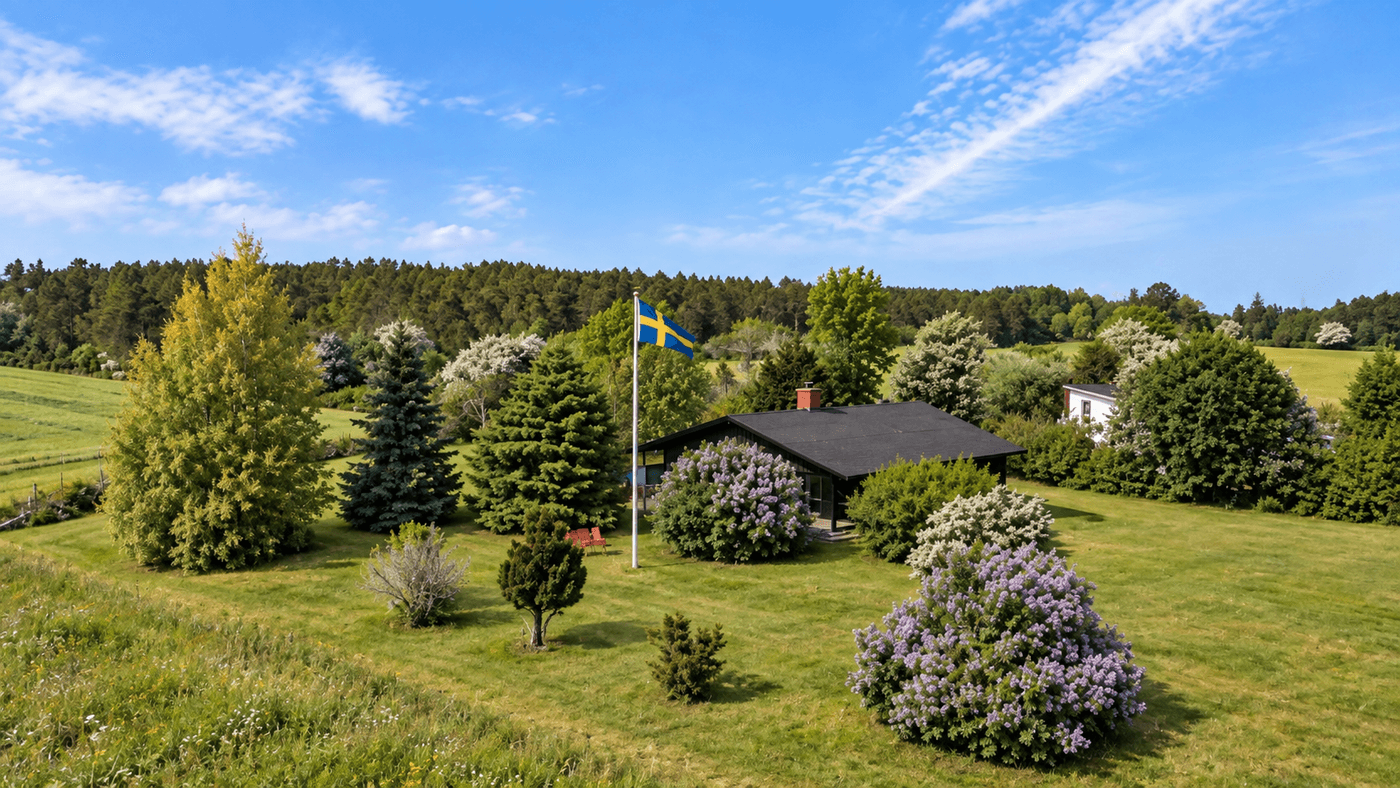 Stuga med 5-7 sängplatser i  Löttorp, Kalmar