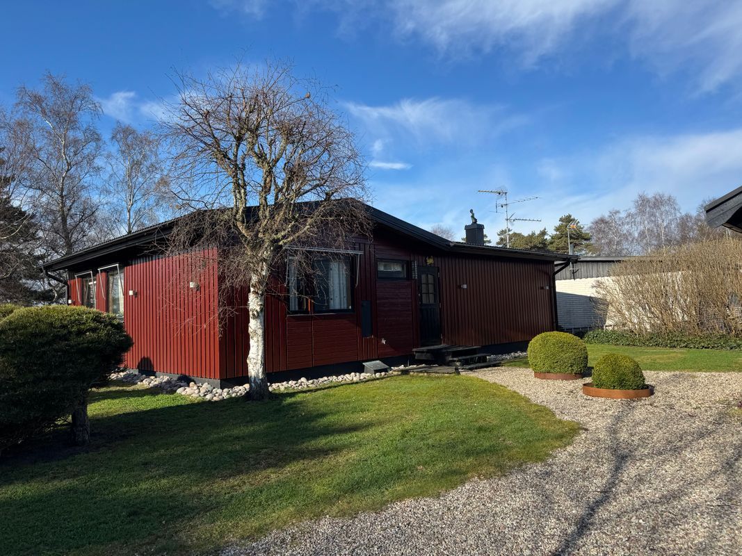 Stuga med 5 sängplatser i  Nybrostrand, Skåne