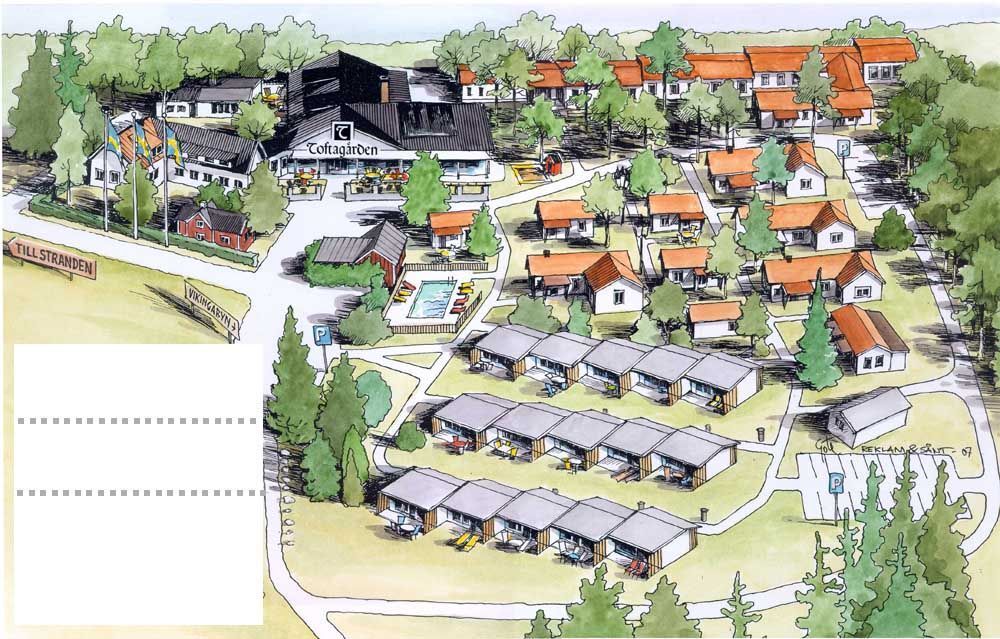 Stuga med 6 sängplatser i  Gotland