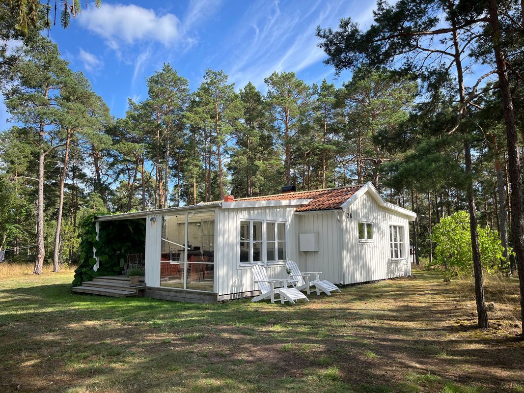 Stuga med 6 sängplatser i  Kalmar