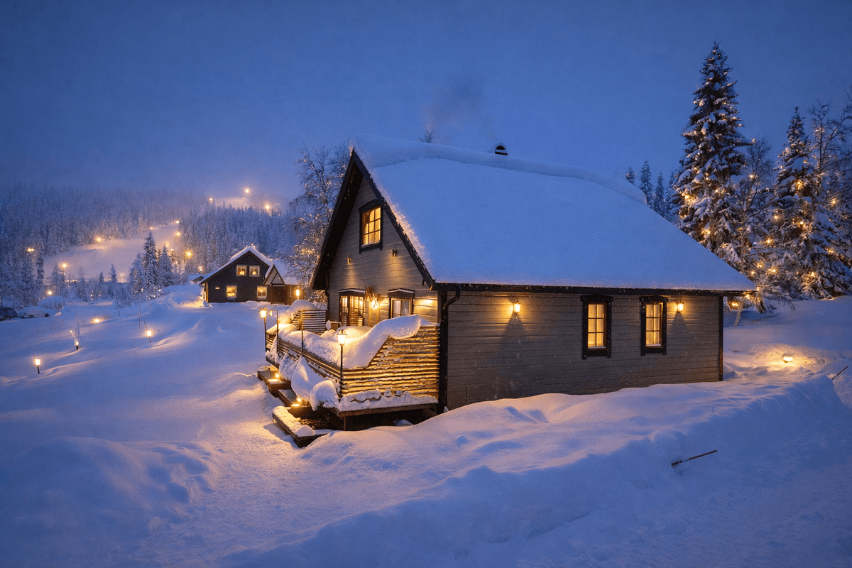 Stuga med 8 sängplatser i  Borgafjäll, Västerbotten