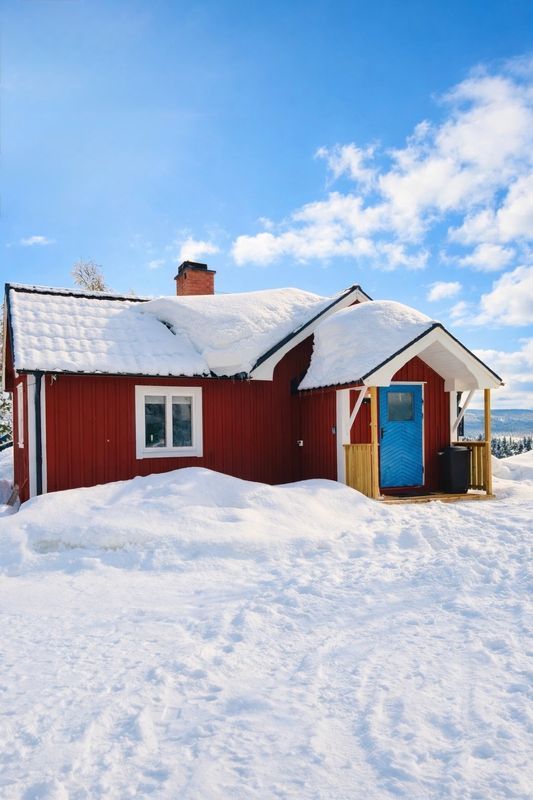 Stuga med 5-8 sängplatser i  Åkersjön, Jämtland