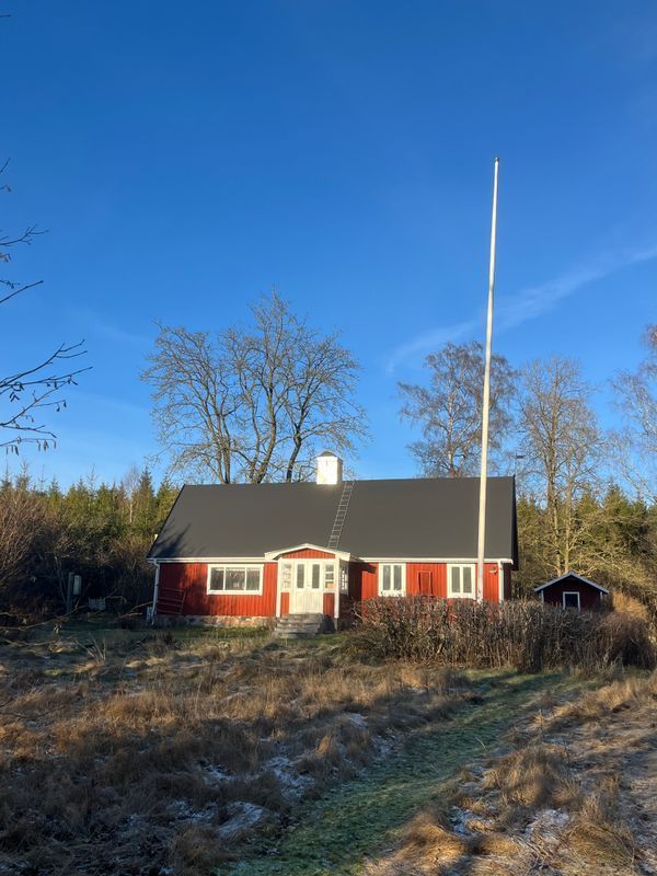 Stuga med 6-8 sängplatser i  Ljungbyhed, Skåne