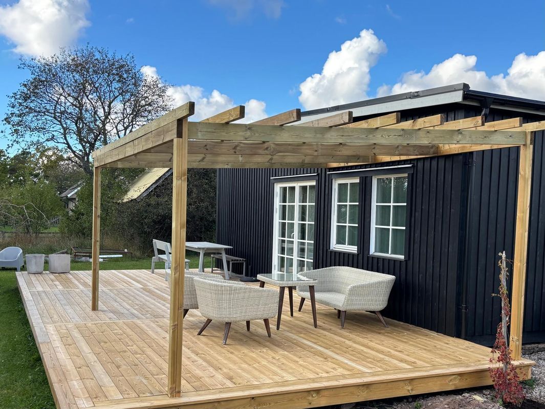 Stuga med 6-8 sängplatser i  Byxelkrok, Kalmar