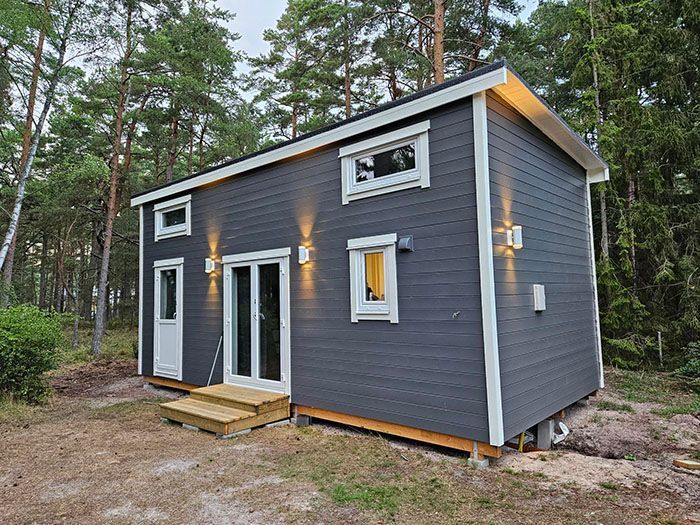 Stuga med 5 sängplatser i  Åhus, Skåne