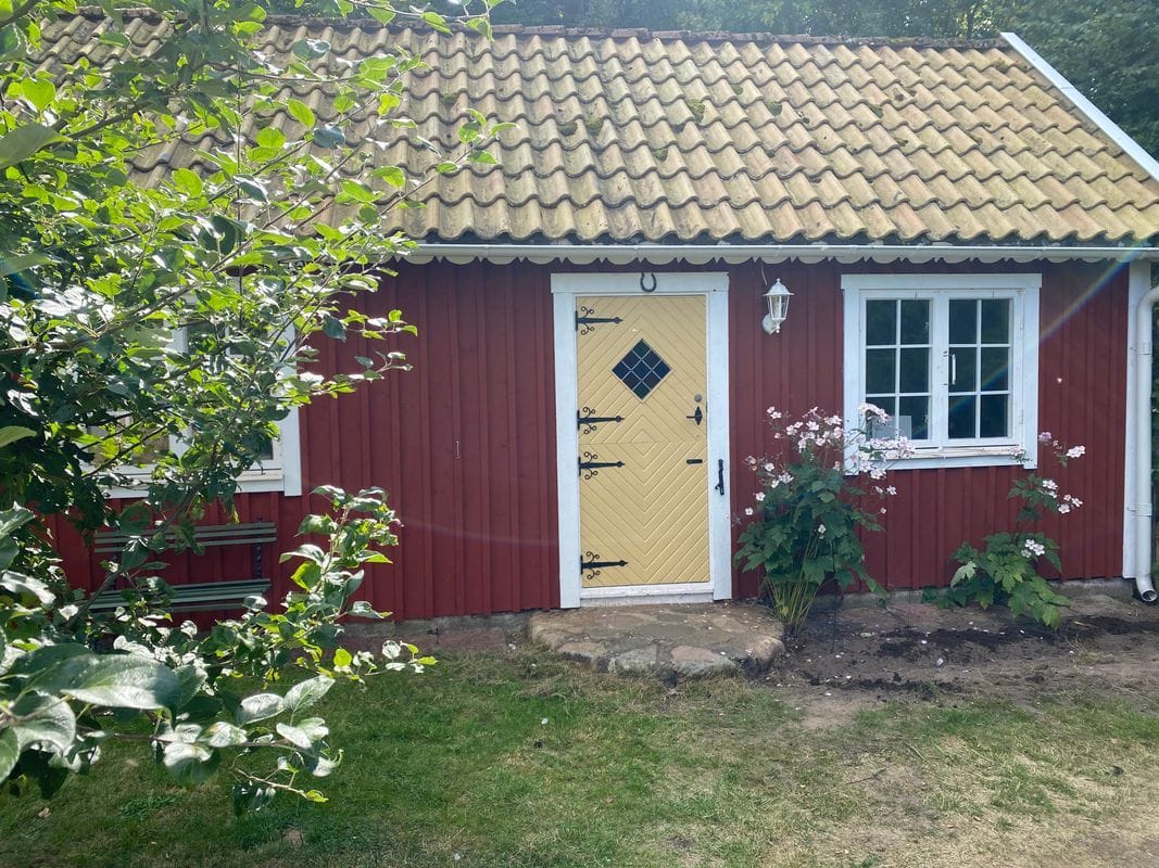 Stuga med 2 sängplatser i  Skåne
