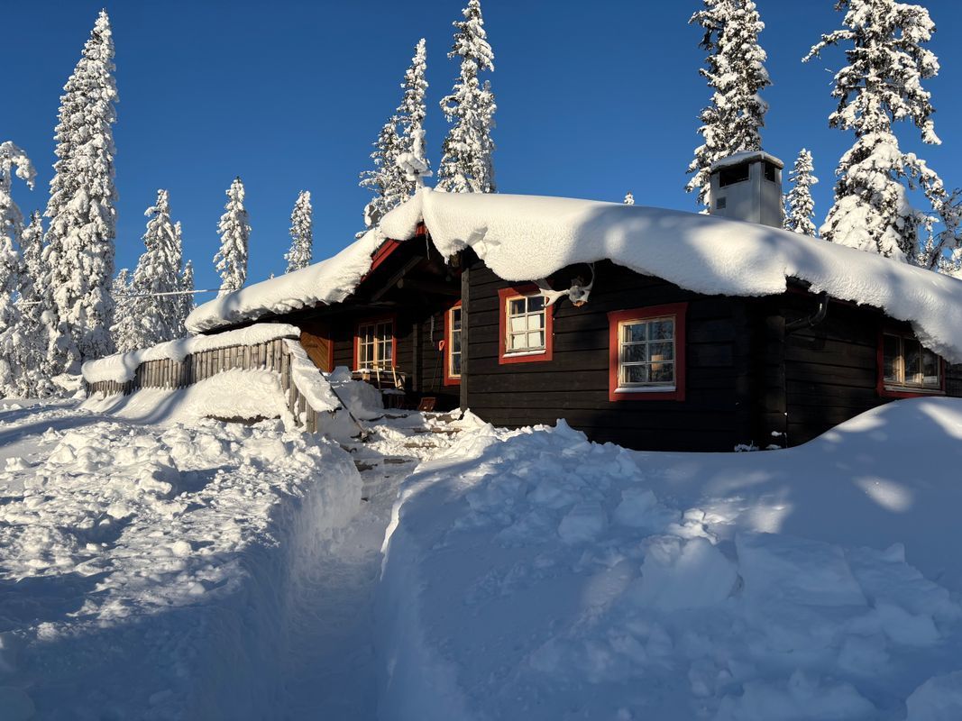 Stuga med 4-8 sängplatser i  Sångbäcksvallen, Jämtland