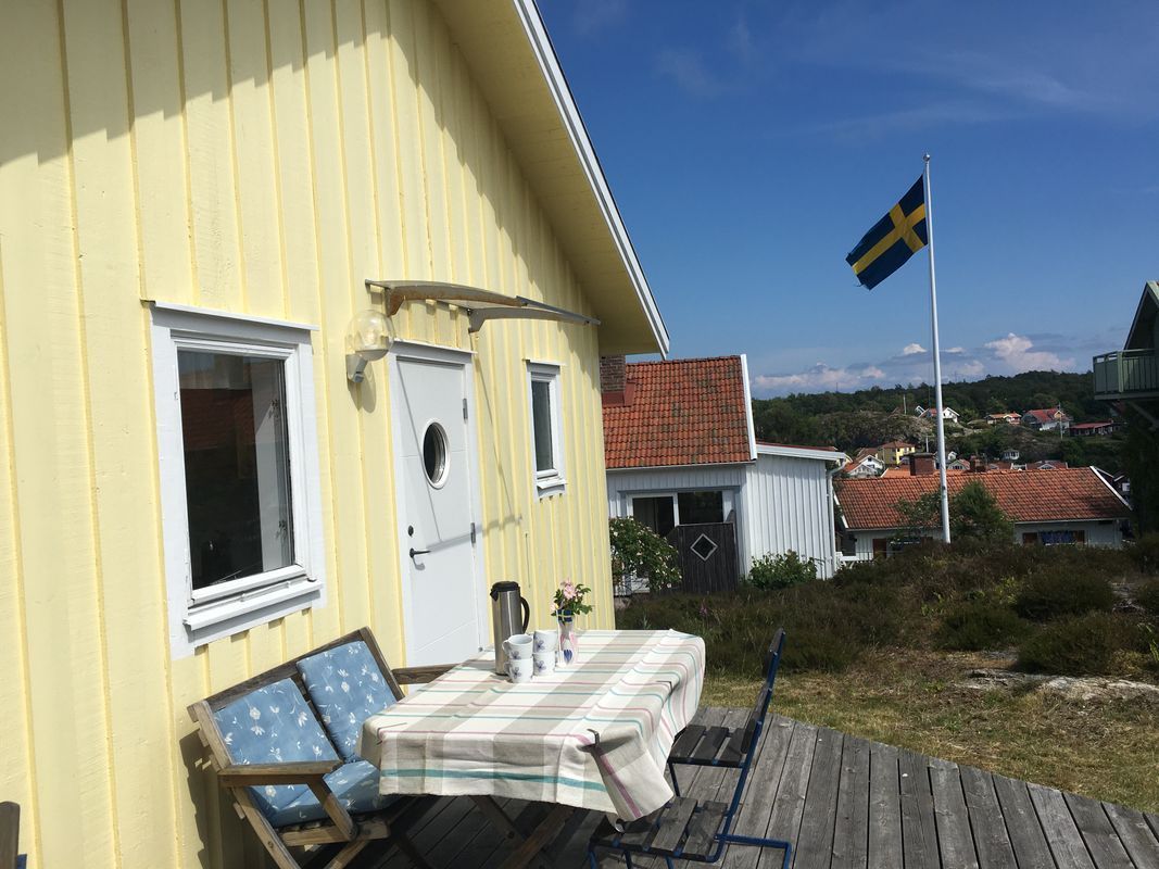 Stuga med 7-8 sängplatser i  Fiskebäckskil, Västra Götaland