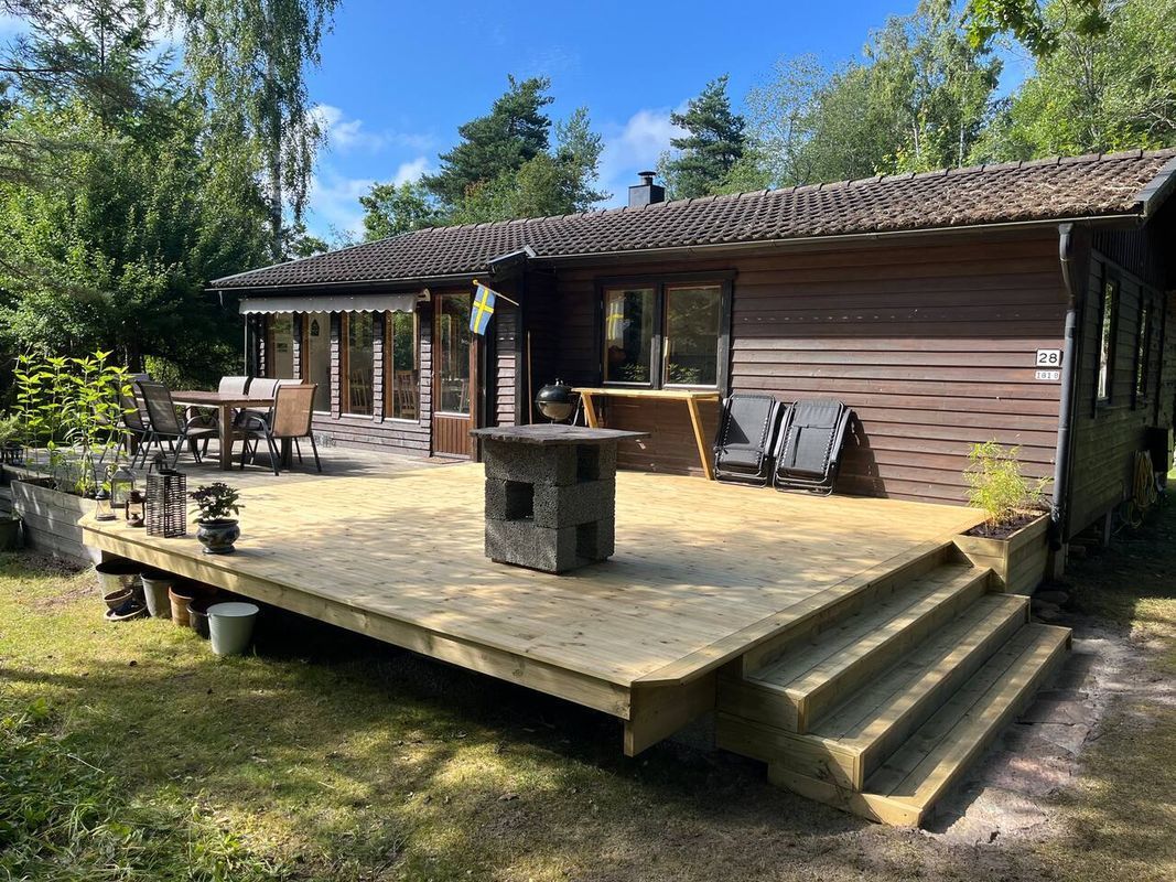 Stuga med 8-9 sängplatser i  Byxelkrok, Kalmar