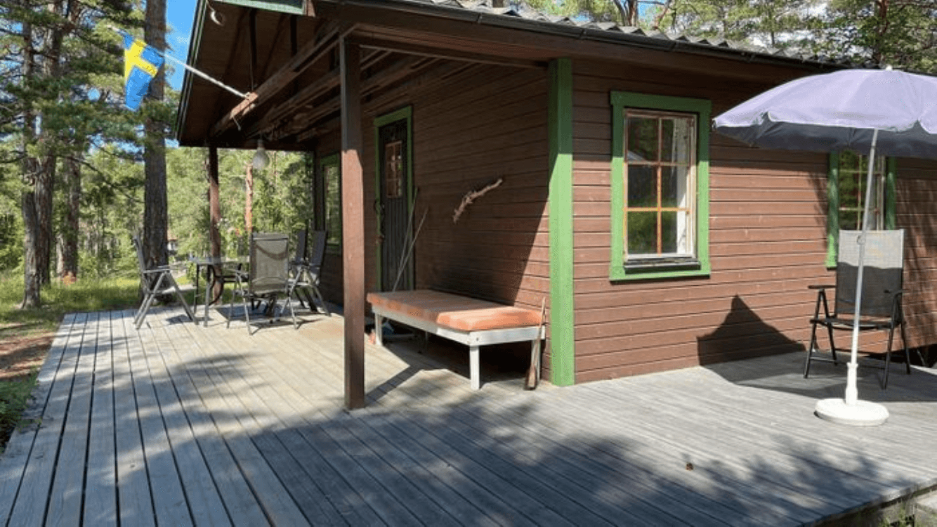 Stuga med 8 sängplatser i  Ireviken, Gotland