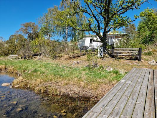Havsnära stuga vid Kalmarsund