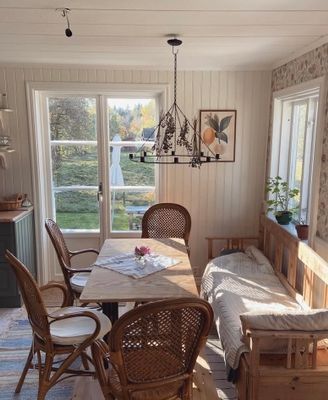 Drömstuga med sjöutsikt och egen badplats