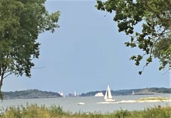 Kanholmsfjärden med farled