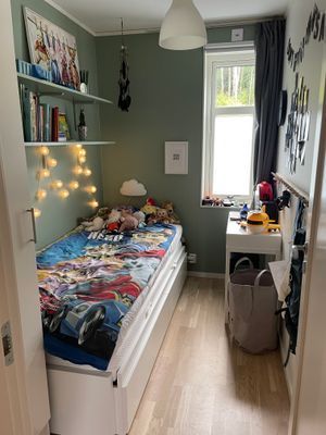 Charmig lägenhet med balkong