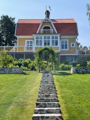 Sjötomt Stockholms Skärgård anno 1909, egen brygga