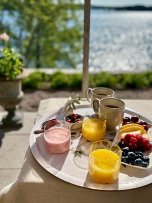 Topprenoverat med privat brygga på gård i Sörmland - Bild 42