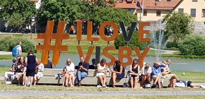 Hel övervåning med härlig utsikt centralt i Visby