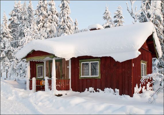 Mysig timrad 4-bädds stuga vid Östra Tandådalen
