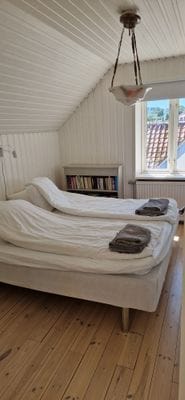 Sovrum nr.4 med dubbelsäng tredje våningen