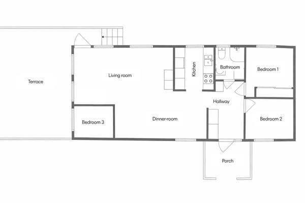 Mysig stuga med poolområde - Bild 15