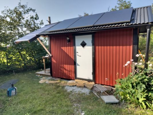 stuga met utekök
