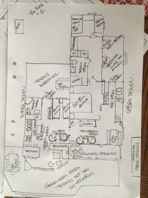 Snabbskiss över huset(inte världens vackraste, men så du ska få en blick av utformningen )