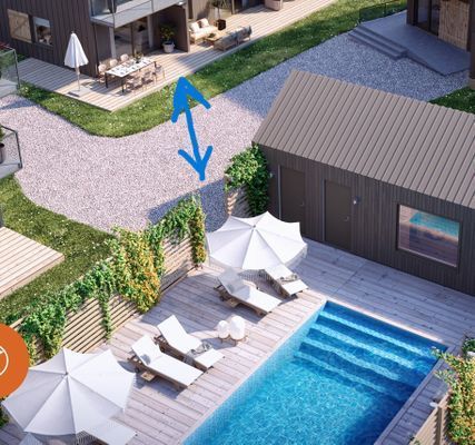 Lyxigt på Ekerums golfbana: Uppvärmd pool nära hav