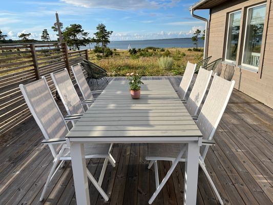 Nybyggt hus med havsutsikt i Fårösund Gotland