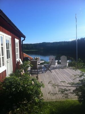 Charmig stuga i Sigtuna, sjöutsikt