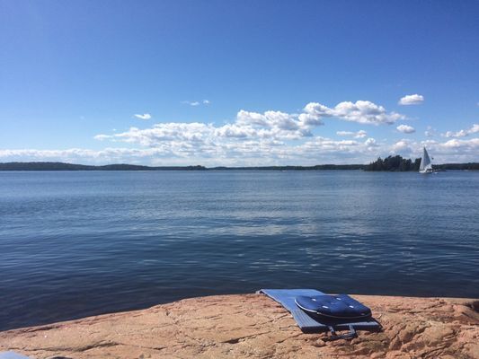 Denna obebodda ö är lätt att nå med båten