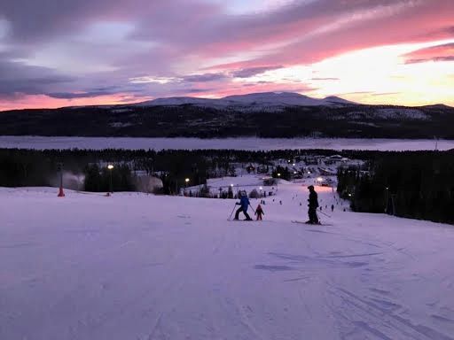 Backen i skymningen