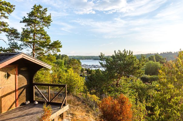 Utsikt från gäststugan