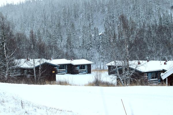 Mysig stuga mitt i Bydalen