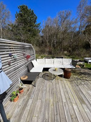 Hus på Hönö precis vid Jungrufviken och havet