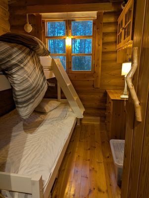 Timmerstuga med bastu m relax och växthus - Bild 15