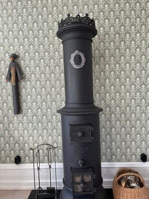 Smakfullt 1870-talshus i gamla delen av Skillinge