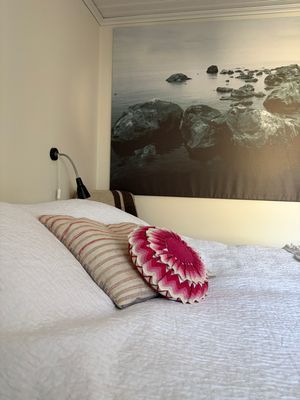 Rymligt stuga 150 m från barnvänlig sandstrand