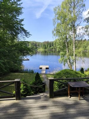 Mysig stor Villa med egen brygga vid sjö och natur - Bild 62