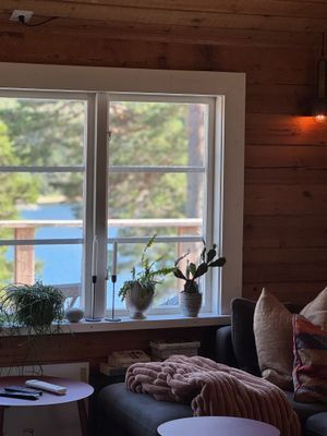 Vacker stuga med magisk utsikt, spabad och bastu - Bild 13