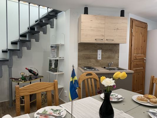 Mysig semesterlägenhet i ett separat hus