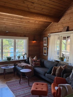 Vacker stuga med magisk utsikt, spabad och bastu - Bild 12