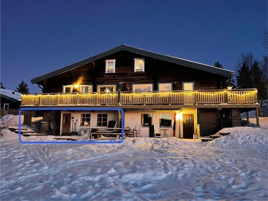 Nyrenoverad med västervy vid längdspåret (Bnv)